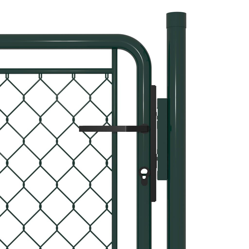 Sodo vartai, žalios spalvos, 100x100cm, plienas kaina ir informacija | Tvoros ir jų priedai | pigu.lt