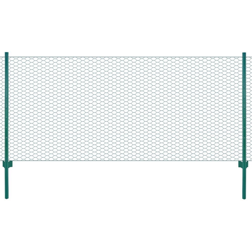 Tinklinė vielinė tvora su stulpais 25x0.75 m kaina ir informacija | Tvoros ir jų priedai | pigu.lt
