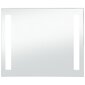 Sieninis vonios kambario veidrodis su LED, 60x50cm, цена и информация | Veidrodžiai | pigu.lt