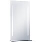 Sieninis vonios kambario LED veidrodis su lentyna, 60x100cm, kaina ir informacija | Veidrodžiai | pigu.lt