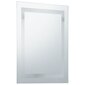 Vonios kambario veidrodis su LED ir liečiamu jutikliu, 60x100 cm, pilkas цена и информация | Veidrodžiai | pigu.lt