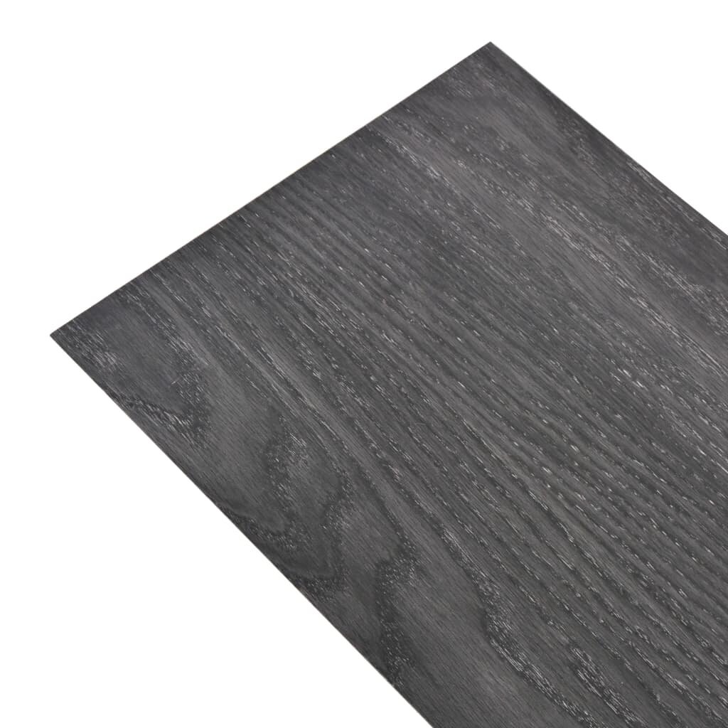 Grindų plokštės, 4,46m², 3mm, juodas kaina ir informacija | Laminuotos grindys | pigu.lt