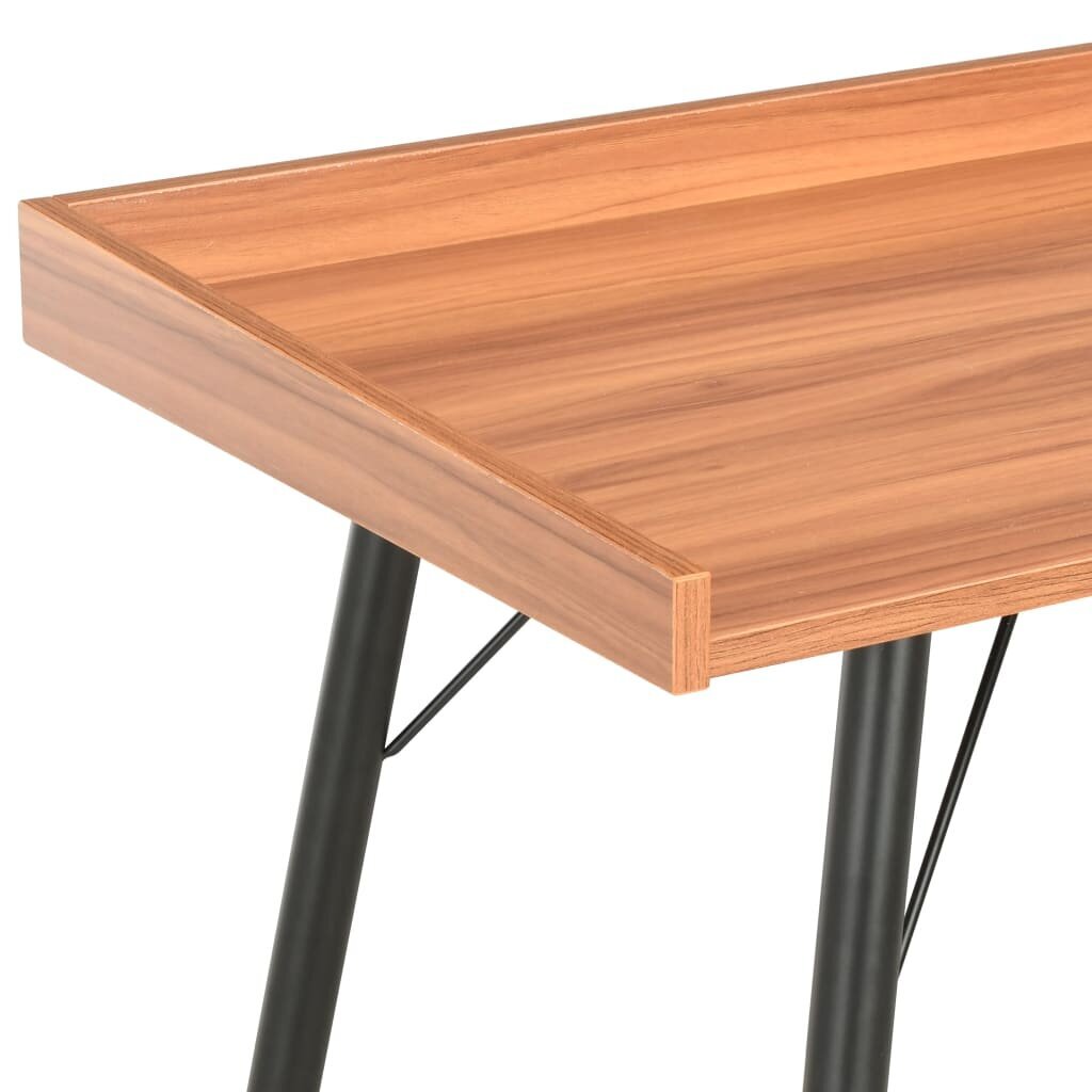 Rašomasis stalas, 90x50x79cm, rudas kaina ir informacija | Kompiuteriniai, rašomieji stalai | pigu.lt