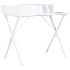 Rašomasis stalas, 80x50x84cm, baltas kaina ir informacija | Kompiuteriniai, rašomieji stalai | pigu.lt