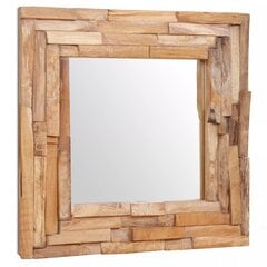 Dekoratyvus veidrodis, rudas цена и информация | Зеркала | pigu.lt