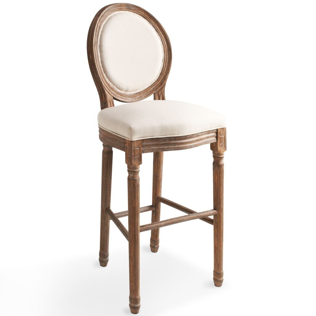 Baro kėdės, 2 vnt, baltos kaina ir informacija | Virtuvės ir valgomojo kėdės | pigu.lt