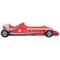 Vaikiška lova lenktyninė mašina VidaXL, 90x200 cm, raudona kaina ir informacija | Vaikiškos lovos | pigu.lt