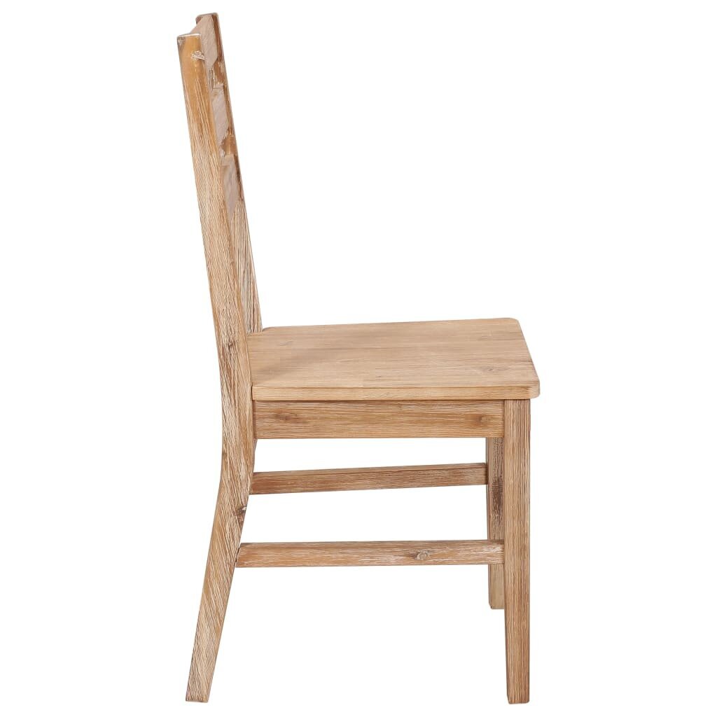 Valgomojo kėdės, 4 vnt., rudos цена и информация | Virtuvės ir valgomojo kėdės | pigu.lt