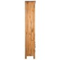 Vonios spintelė vidaXL, pušies mediena, 48x32x170 cm kaina ir informacija | Vonios spintelės | pigu.lt