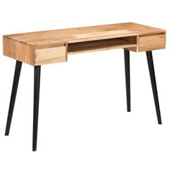 Rašomasis stalas, 118x45x76cm, rudas kaina ir informacija | Kompiuteriniai, rašomieji stalai | pigu.lt