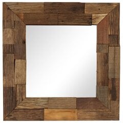 Veidrodis, 50x50 cm, rudas цена и информация | Зеркала | pigu.lt