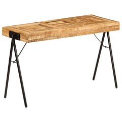 Rašomasis stalas, 118x50x75cm, rudas kaina ir informacija | Kompiuteriniai, rašomieji stalai | pigu.lt