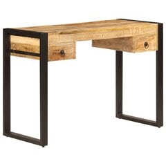 Rašomasis stalas VidaXL, 110x50x77 cm, rudas kaina ir informacija | Kompiuteriniai, rašomieji stalai | pigu.lt