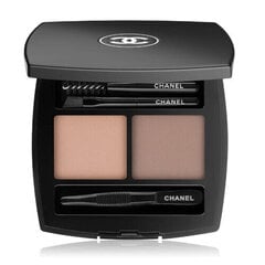 Chanel Perfect Eyebrow Kit La Palette Sourcils De Chanel (Brow Powder Duo) 4 г 02 Medium цена и информация | Карандаши, краска для бровей | pigu.lt