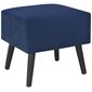 Naktinis staliukas 40x35x40 cm mėlynas kaina ir informacija | Spintelės prie lovos | pigu.lt