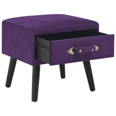 Naktinis staliukas 40x35x40 cm violetinė цена и информация | Прикроватные тумбочки | pigu.lt