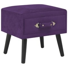 Naktinis staliukas 40x35x40 cm violetinė kaina ir informacija | Spintelės prie lovos | pigu.lt