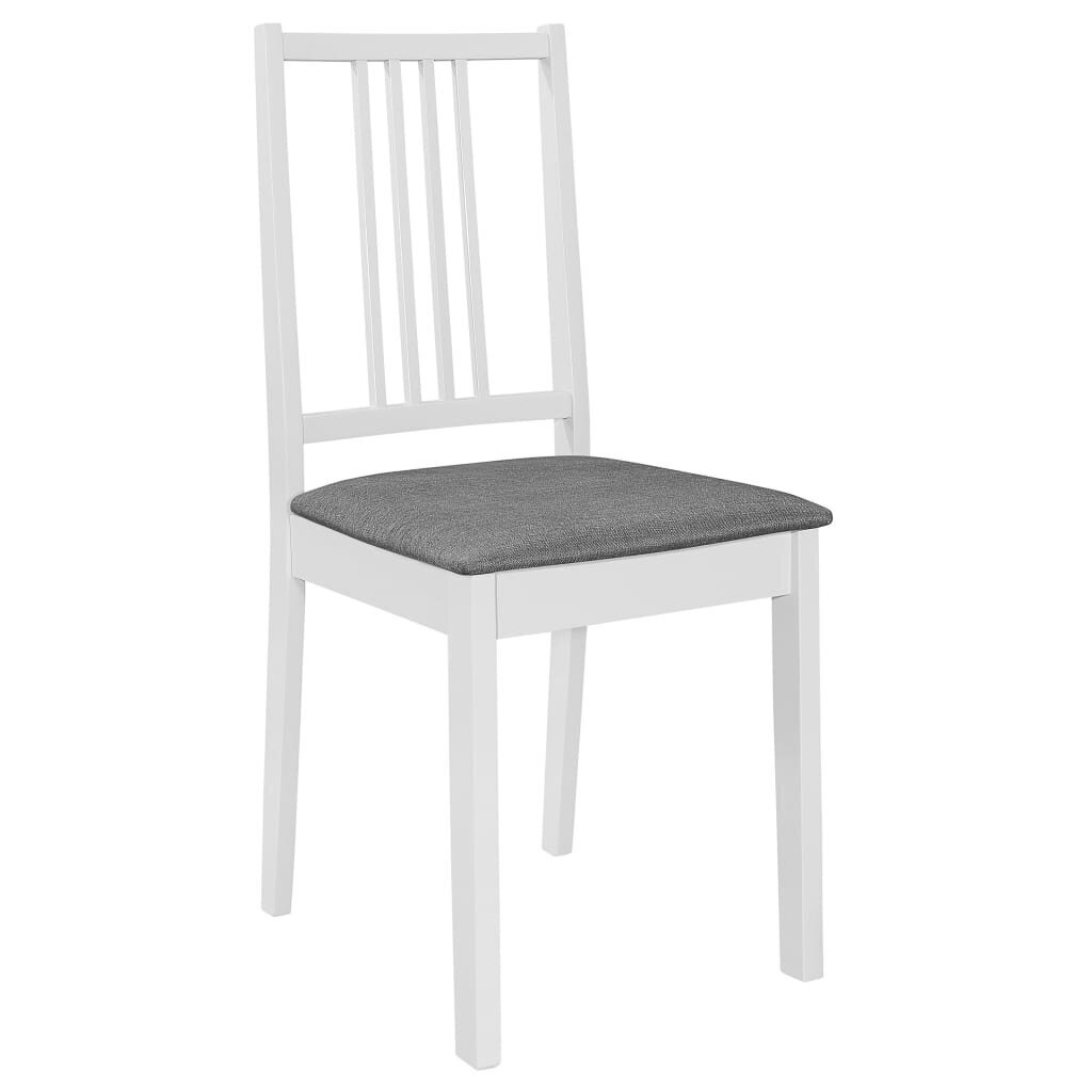 Valgomojo kėdės, 2 vnt, baltos kaina ir informacija | Virtuvės ir valgomojo kėdės | pigu.lt