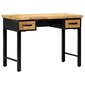 Rašomasis stalas, 110x50x76cm, mango medienos masyvas kaina ir informacija | Kompiuteriniai, rašomieji stalai | pigu.lt