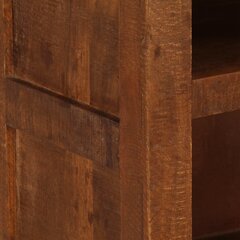 Komoda su 3 stalčiais, 40x30x130 cm, mango medienos masyvas цена и информация | Шкафчики в гостиную | pigu.lt