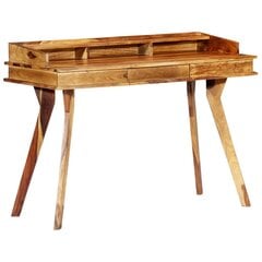 Rašomasis stalas, 115x50x85cm, rudas kaina ir informacija | Kompiuteriniai, rašomieji stalai | pigu.lt
