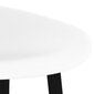 vidaXL Baro kėdės, 4vnt., baltos spalvos kaina ir informacija | Virtuvės ir valgomojo kėdės | pigu.lt