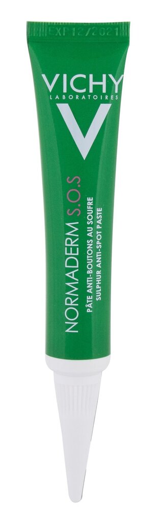 Sieros pasta nuo spuogų Vichy Normaderm SOS Anti-Blemish 20 ml kaina ir informacija | Veido kremai | pigu.lt