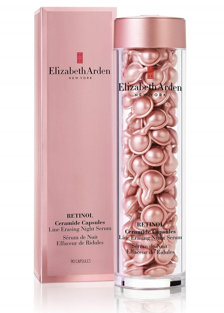 Naktinis veido serumas Elizabeth Arden Retinol Ceramide Capsules Line Erasing, 90 vnt. kaina ir informacija | Veido aliejai, serumai | pigu.lt