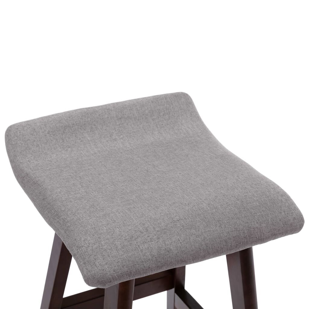 Baro kėdės, 2 vnt, pilkos цена и информация | Virtuvės ir valgomojo kėdės | pigu.lt