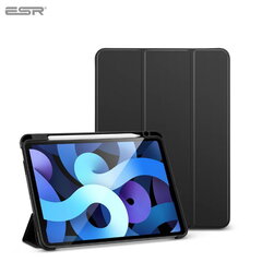 ESR Rebound series Ultra-thin & Hard Book case with stand for Apple iPad Air 4 10.9" (2020) Black kaina ir informacija | ESR Kompiuterinė technika | pigu.lt