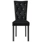 Valgomojo kėdės, 6 vnt., juodos kaina ir informacija | Virtuvės ir valgomojo kėdės | pigu.lt