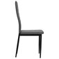 Valgomojo kėdės, 6vnt., šviesiai pilkos spalvos цена и информация | Virtuvės ir valgomojo kėdės | pigu.lt