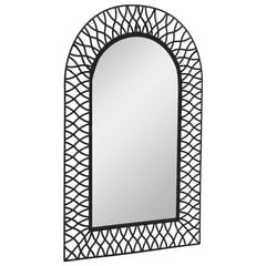 Sieninis sodo veidrodis, juodas, 50x80 cm цена и информация | Зеркала | pigu.lt