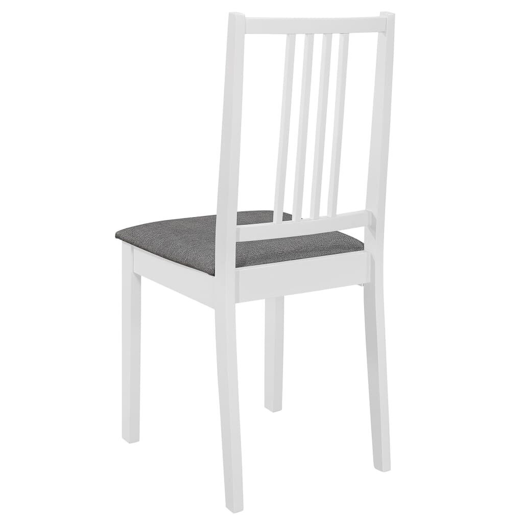 Valgomojo kėdės, 6 vnt, balos цена и информация | Virtuvės ir valgomojo kėdės | pigu.lt