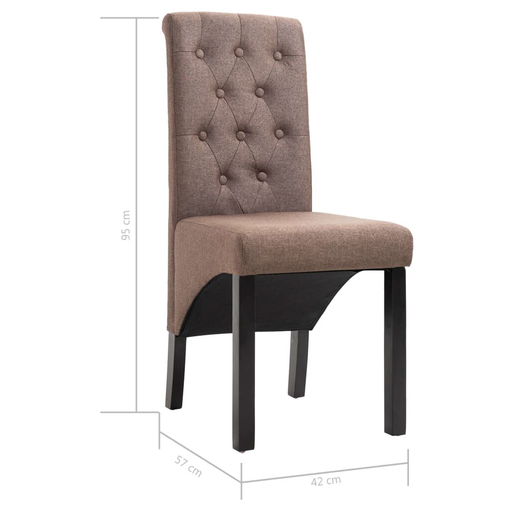 Valgomojo kėdės, 4 vnt. kaina ir informacija | Virtuvės ir valgomojo kėdės | pigu.lt