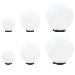 LED lempų rinkinys, 6 dalių, 20, 30, 40 cm цена и информация | Уличные светильники | pigu.lt