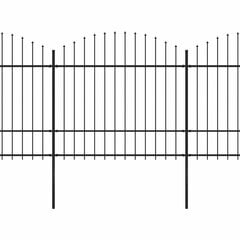 Sodo tvora, juoda, (1,5-1,75)x3,4m, plienas kaina ir informacija | Tvoros ir jų priedai | pigu.lt