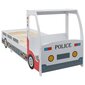 Vaikiška lova policijos automobilis, Memory čiužinys, 90x200 cm kaina ir informacija | Vaikiškos lovos | pigu.lt