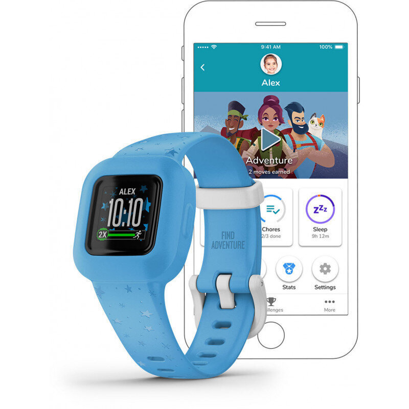 Garmin vívofit® jr. 3 Garmin Blue Stars kaina ir informacija | Išmanieji laikrodžiai (smartwatch) | pigu.lt