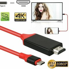 RoGer RO-USBC2HDMI-RE kaina ir informacija | Laidai telefonams | pigu.lt