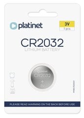 Platinet CR2032 Lithium 3V Tablet elementas, 1 vnt. kaina ir informacija | Platinet Santechnika, remontas, šildymas | pigu.lt