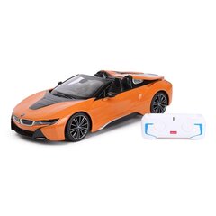 Rastar Автомобиль BMW i8 Roadster с радиоуправлением 1:12 / 2,4 ГГц / 2WD / оранжевый цена и информация | Игрушки для мальчиков | pigu.lt