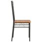 Valgomojo kėdės, 4 vnt., rudos spalvos, MDF kaina ir informacija | Virtuvės ir valgomojo kėdės | pigu.lt