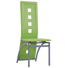 Valgomojo kėdės, 4vnt., žalios kaina ir informacija | Virtuvės ir valgomojo kėdės | pigu.lt