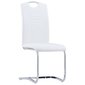 Gembinės valgomojo kėdės, 4vnt., baltos kaina ir informacija | Virtuvės ir valgomojo kėdės | pigu.lt