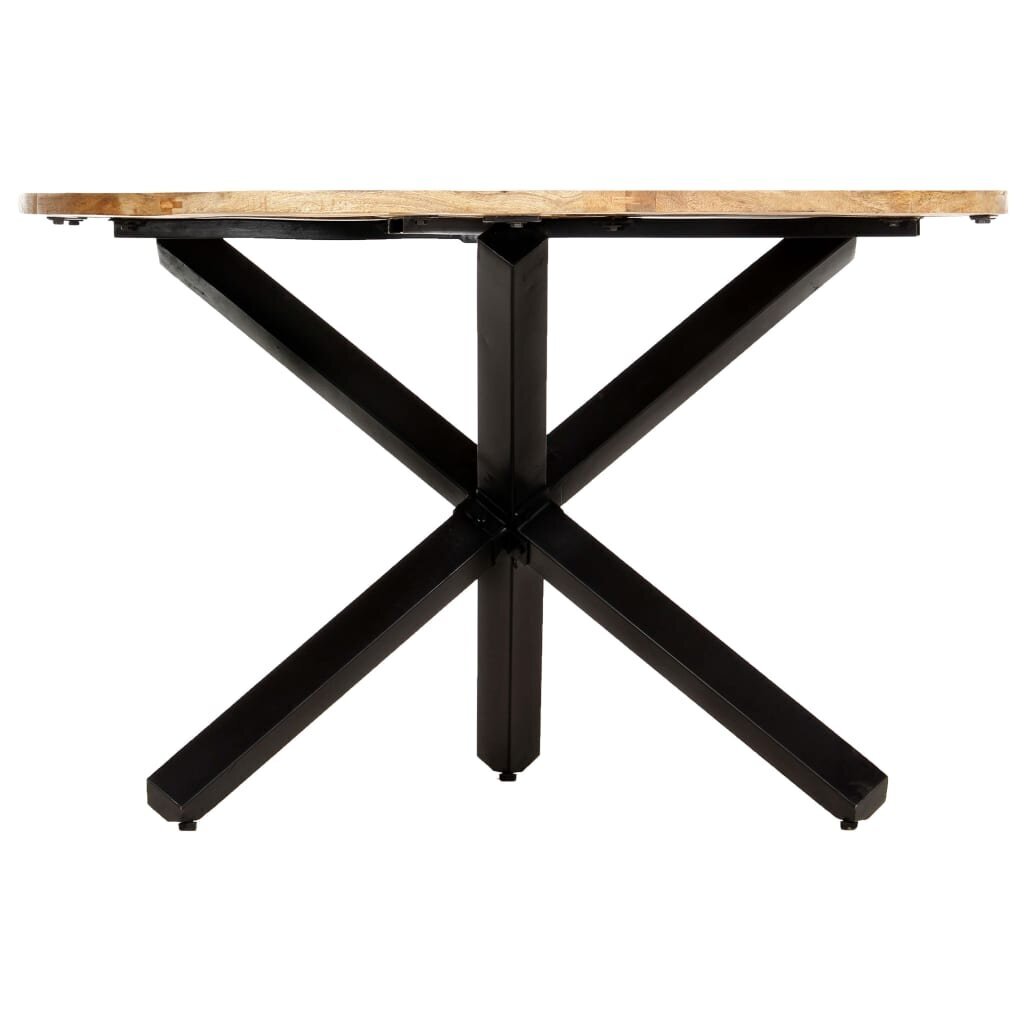 Valgomojo stalas, 120x76 cm, rudas kaina ir informacija | Virtuvės ir valgomojo stalai, staliukai | pigu.lt