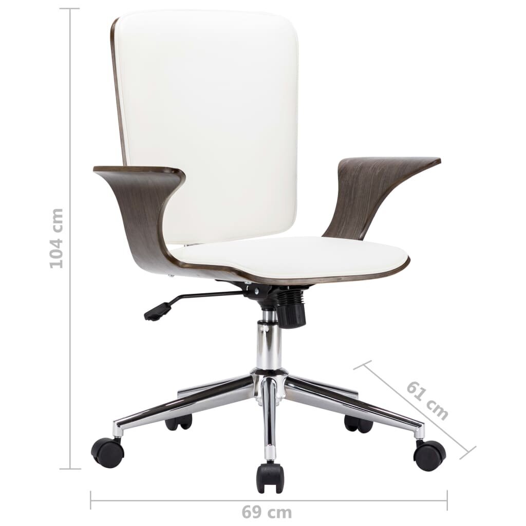 Biuro kėdė, balta, Balta kaina | pigu.lt