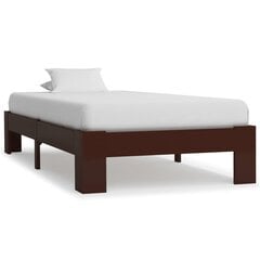 Каркас для кровати, 100x200 см, массив сосны цена и информация | Кровати | pigu.lt