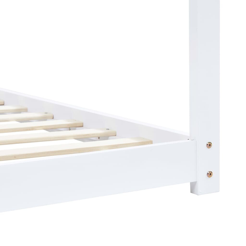 Vaikiška lova VidaXL, 70x140 cm, balta kaina ir informacija | Vaikiškos lovos | pigu.lt