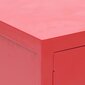Naktinis staliukas 38x28x52 cm raudonas kaina ir informacija | Spintelės prie lovos | pigu.lt